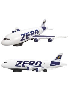 Zero Electric Aircraft Toy with Light & Music – Colorful LED Flashing Musical Plane for Kids  - Image 1