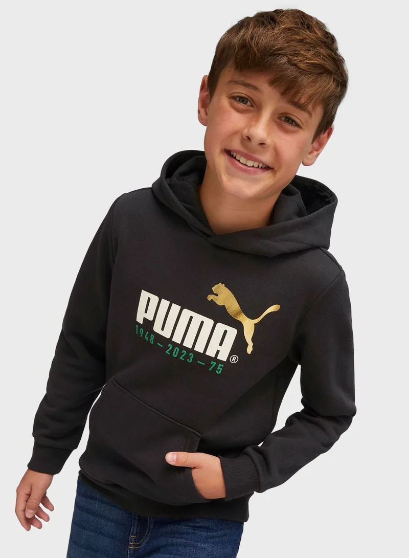 بوما هودي سليبريشن اف اي نو.1 بطبعة شعار العلامة التجارية للأطفال