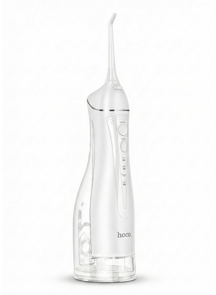 hoco. Hoco HP63 Dental Water Flosser for Teeth – Portable Electric Oral Irrigator | Complete Braces & Plaque Cleaning Kit for Teeth and Gums with 300ml Tank - Image 1