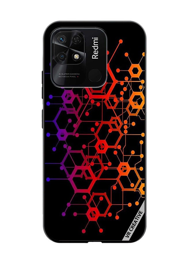 VR CREATIVE Protective Case Cover For Xiaomi Redmi 10C Abstract Circuit Board Design Multicolour - Image 1