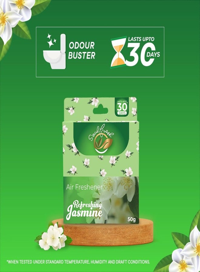 SOULFRESH Assorted Air Freshener Blocks Pack of 6-50g each for toilet room fresheners - Image 2