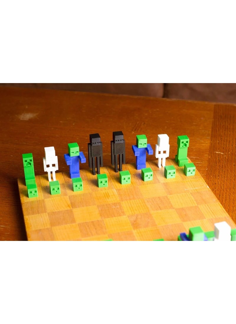 Internos Design - Minecraft Chess Set - 2 Sets - Image 1