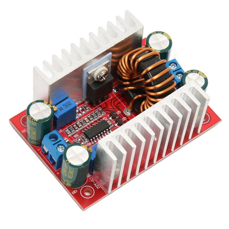 DC Boost Converter 8.5V-50V Input 10-60V Output 96% High Efficiency Voltage Booster - Dual Heat Sinks Adjustable Constant Current Module for DIY Electronics Solar Industrial Equipment - Image 3