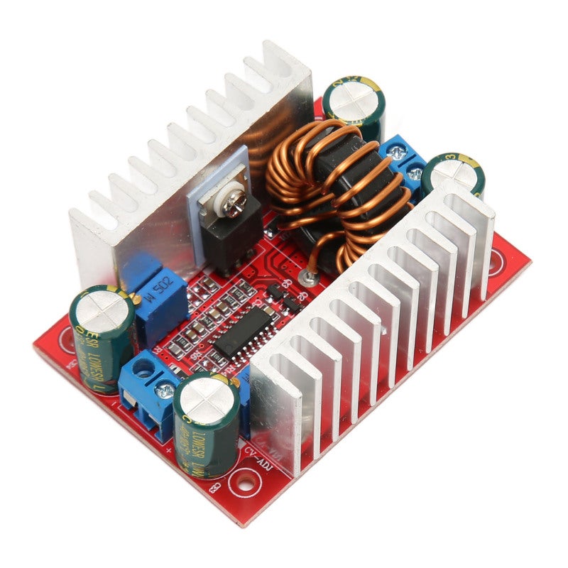 DC Boost Converter 8.5V-50V Input 10-60V Output 96% High Efficiency Voltage Booster - Dual Heat Sinks Adjustable Constant Current Module for DIY Electronics Solar Industrial Equipment - Image 4