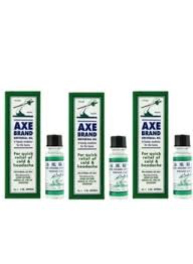 Axe 3 pieces Universal Temporary Light Oil for Muscles and Joints 3 ml