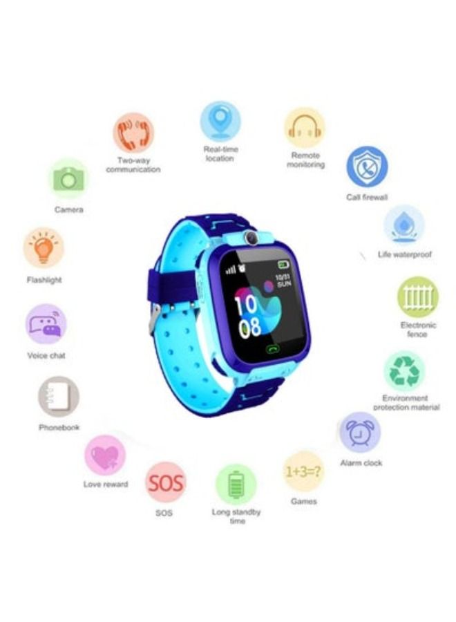 ACLIX Kids Wrist Watch Phone Smartwatch For Boys Girls With Sim Card Photo Waterproof GPS Tracker Child Kids Smart Watch Blue/Black/Purple Children's Smart Watch - Image 4