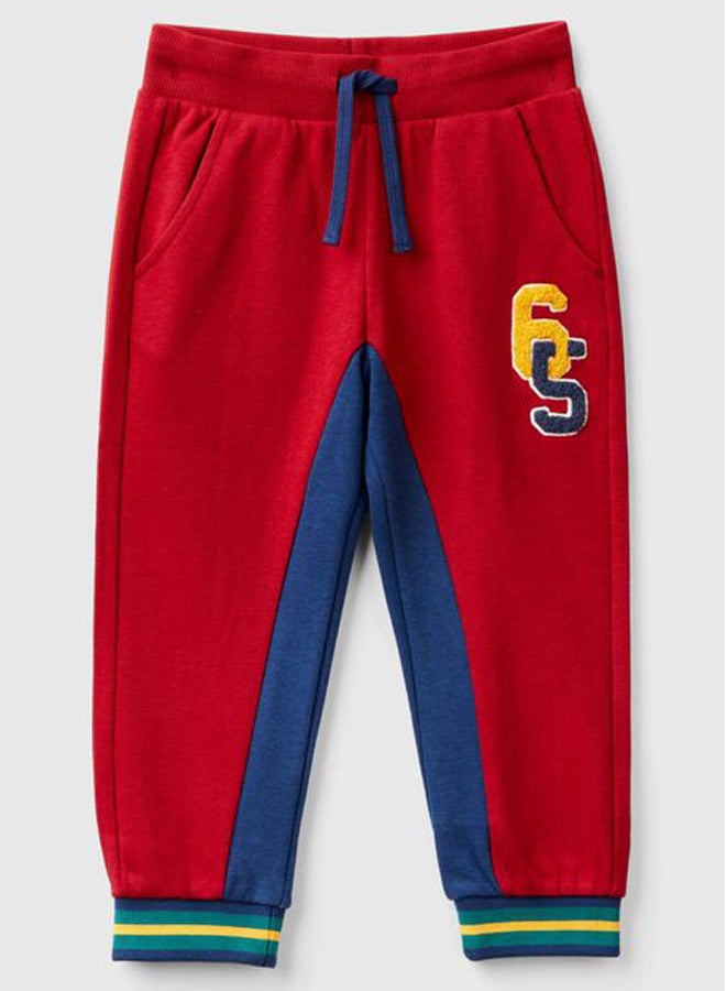 Benetton Embroidery Sweatpants For Kids  - Image 3