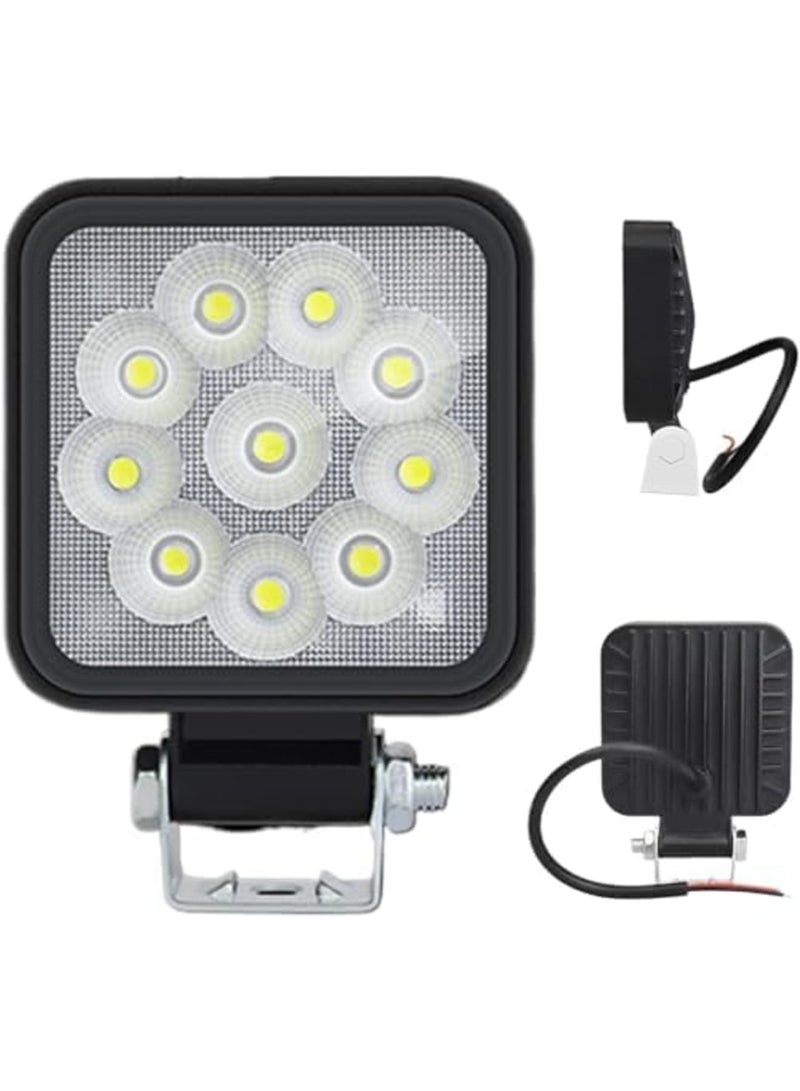 SYOSI LED Work Lights for Truck, Exterior Flood Spotlight Bar, Super Bright Fog Lighting Accessories for Driving Fog,Work Boat Lamp, Truck Flood,Beam LED Bars Pickup Tractor SUV (Black) - Image 1