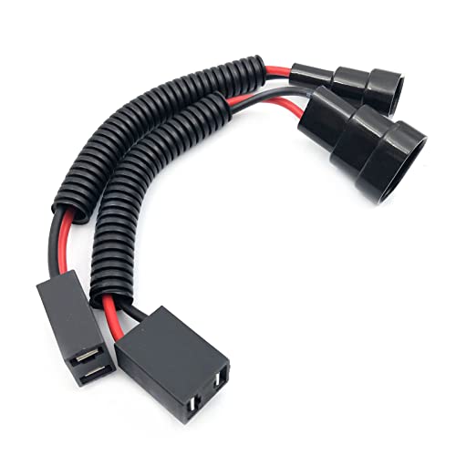FainWan 2pcs 9006 (Male) To H7 (Female) Adapters Connectors Wires, Compatible With Headlight or Fog Lights Conversion or Retrofit - Image 4