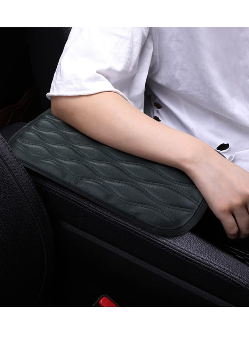 general Auto Center Console Cover Pad Universal Fit for SUV/Truck/Car, Waterproof Car Armrest Seat Box Cover, Leather Auto Armrest Cover - Image 1