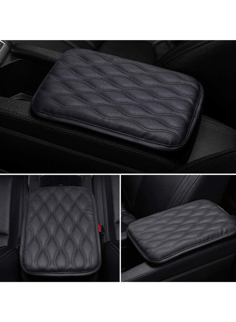 general Auto Center Console Cover Pad Universal Fit for SUV/Truck/Car, Waterproof Car Armrest Seat Box Cover, Leather Auto Armrest Cover - Image 4