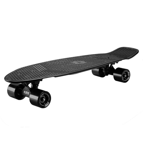 KMX Skateboard 27 Inch, Classic Cruiser Skateboard for Beginners and Advanced, Mini Cruiser Board for Boys, Girls, Kids, Students, Adults, Teens Penny Board(27 Black) - Image 3