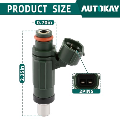 AUTOKAY 2x Fuel Injector Fits for Kawasaki Vulcan S 650 Vulcan 900 20062010 490330011 EAT287 - Image 3