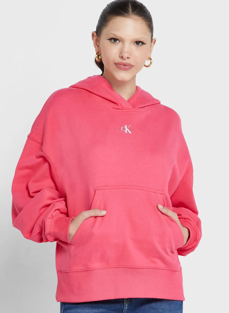 Calvin Klein Jeans Logo Detail Hoodie