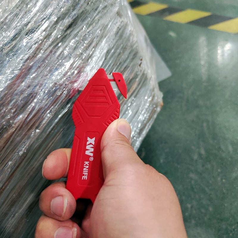 XW Safety Box Cutter, Carton and Package Opener of Assorted Colors, 6-Pack - Image 4