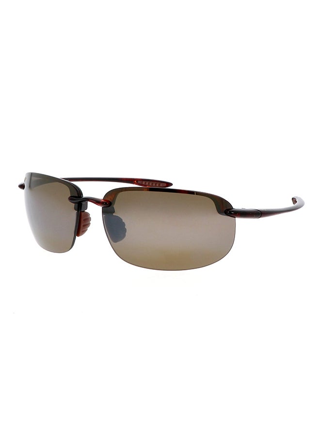 MAUI JIM Unisex Polarized Rectangle Sunglasses - MJH456-10 67 - Lens Size: 67 Mm  - Image 1