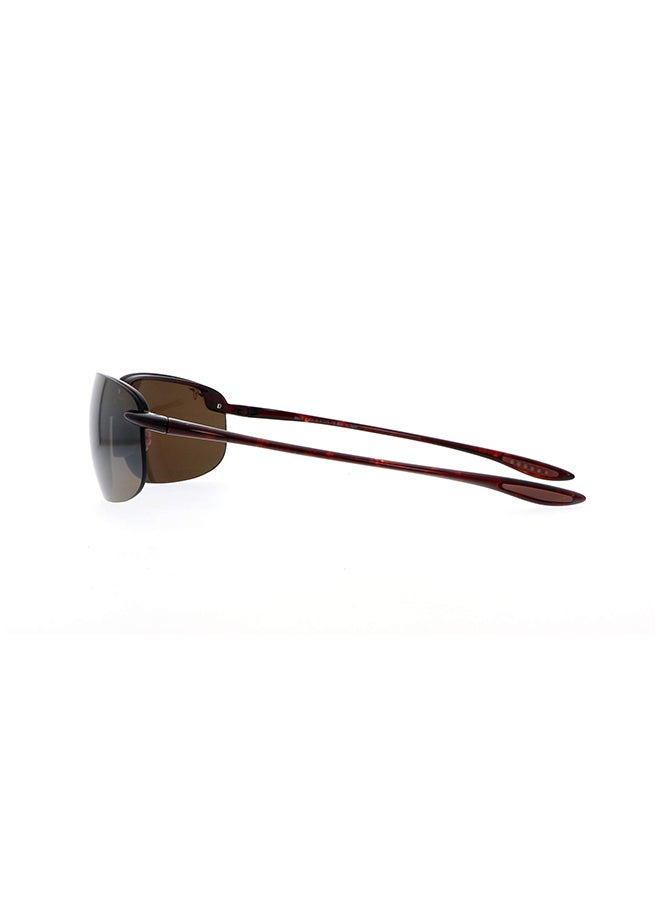 MAUI JIM Unisex Polarized Rectangle Sunglasses - MJH456-10 67 - Lens Size: 67 Mm  - Image 3