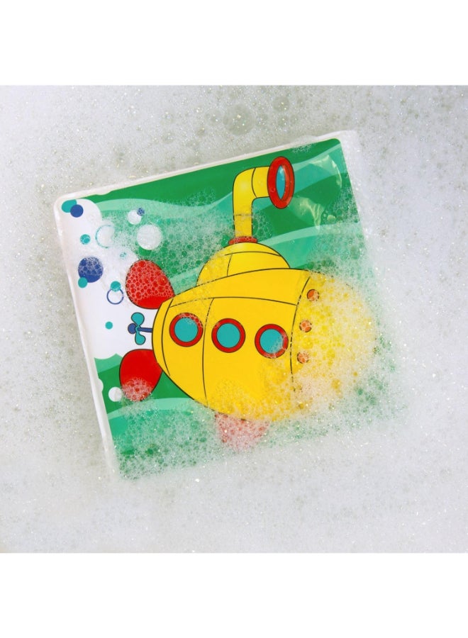 Nuby Bath Book, Soft Waterproof Baby Bath Toy Book for Early Learning, Sensory Exploration, Story Time and Bath Time Entertainment, Assorted - Image 3