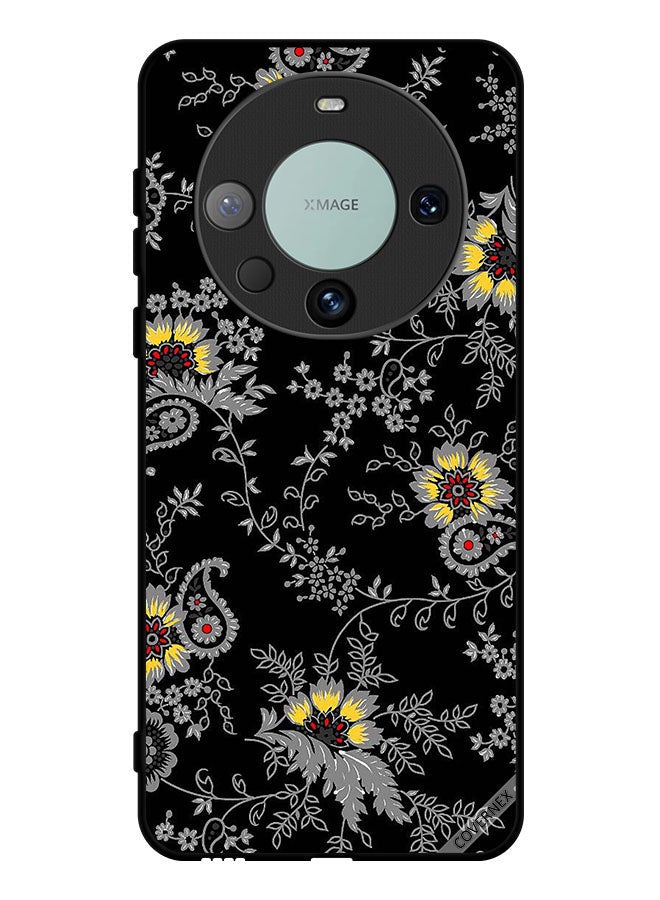 Covernex Protective Case Cover For Huawei Mate 60 Pro Plus Artistic Flower Wallpaper - Image 1