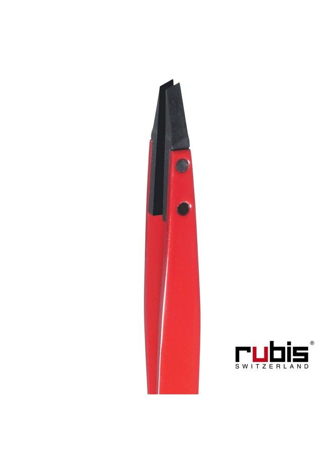 Rubis Classic Techno Swiss Cross Tweezers Epoxy Coated Stainless Steel For Precise Eyebrows And Hair Removal 1Ks101 - Image 3