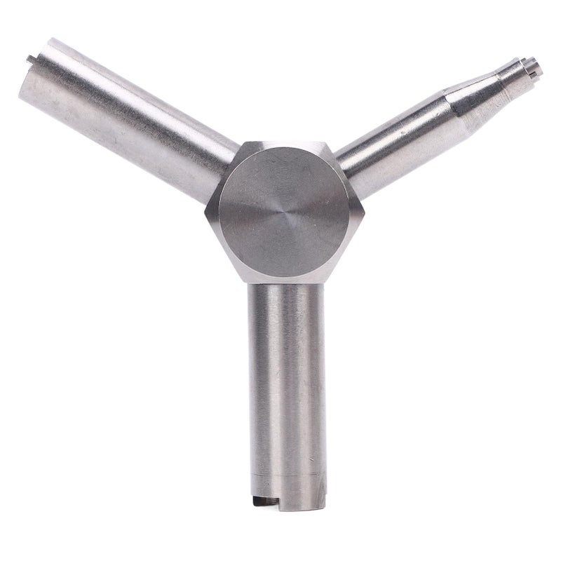Stainless Steel Multifunctional Triangular Gas Valve Key Wrench Disassembly Tool - Image 5