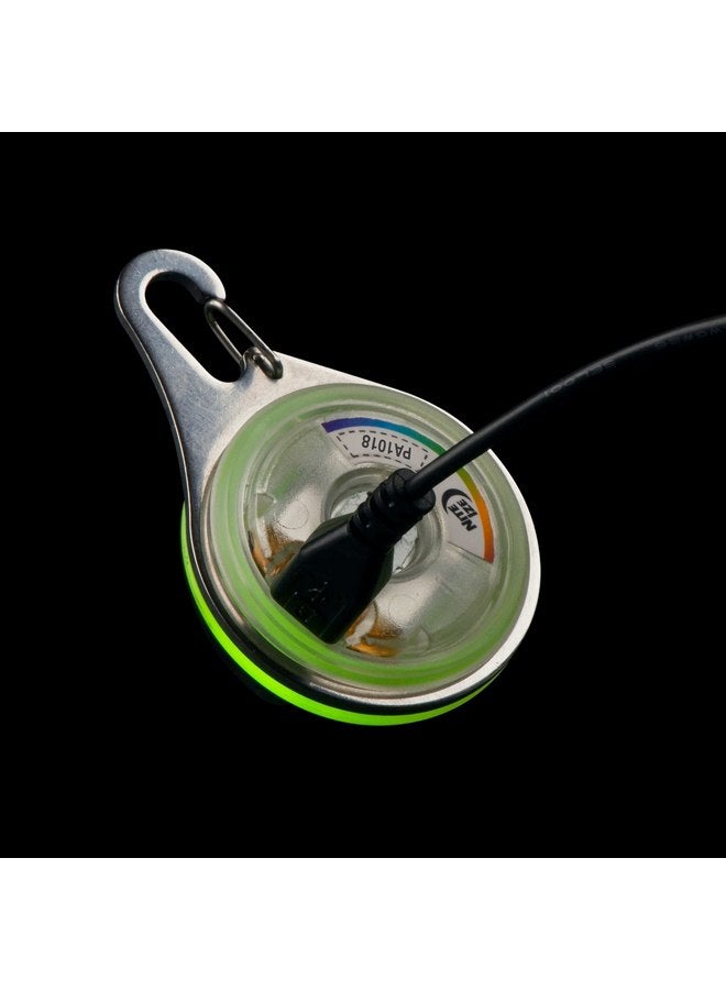 نايت آيز مصباح طوق قابل لإعادة الشحن Nite Ize SpotLit XL - مشبك سلسلة مفاتيح مع ضوء LED - مشبك ضوء متغير اللون لأطواق الكلاب - Disc-O Select - Image 4