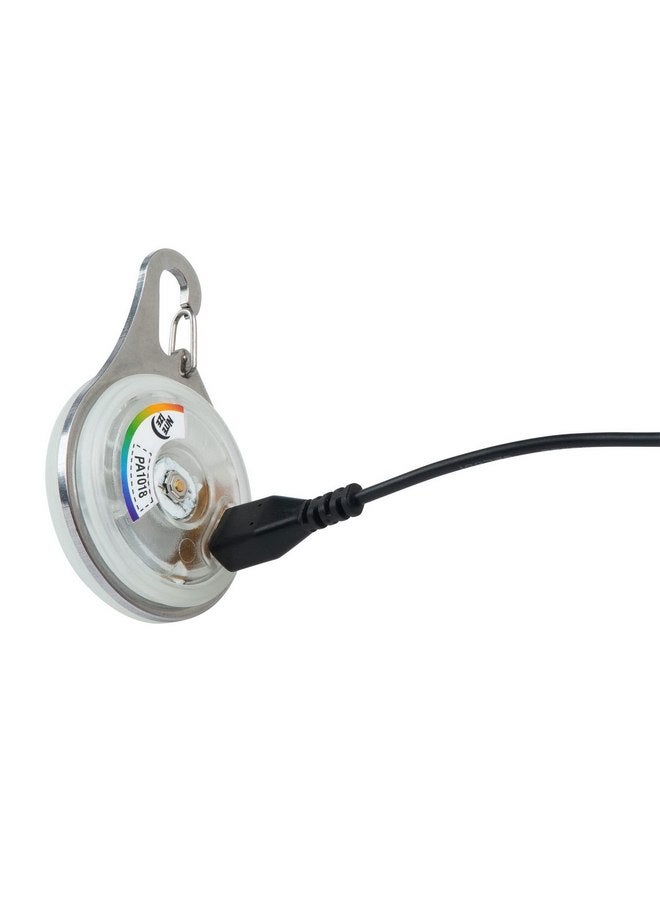 نايت آيز مصباح طوق قابل لإعادة الشحن Nite Ize SpotLit XL - مشبك سلسلة مفاتيح مع ضوء LED - مشبك ضوء متغير اللون لأطواق الكلاب - Disc-O Select - Image 3