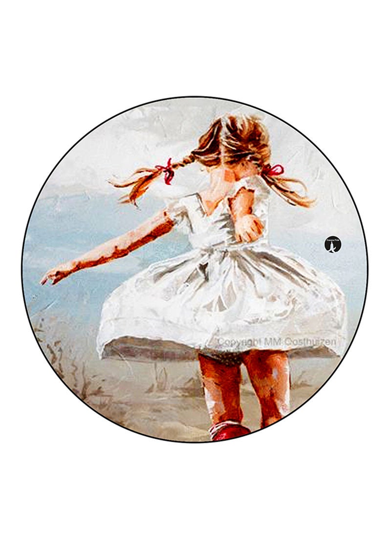 RKN Vintage Art Printed Mouse Pad  Multicolour