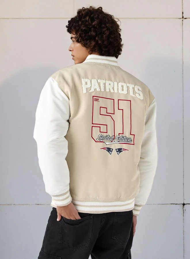 The New England Patriots Applique Jacket