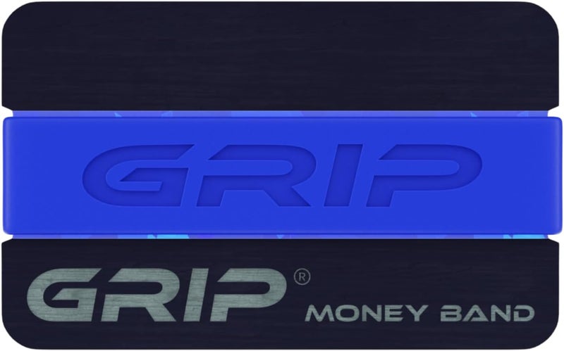 Grip Money Band - DARK BLUE - Premium Silicone Band for Cash & Cards - Slim & Durable Design - Image 1