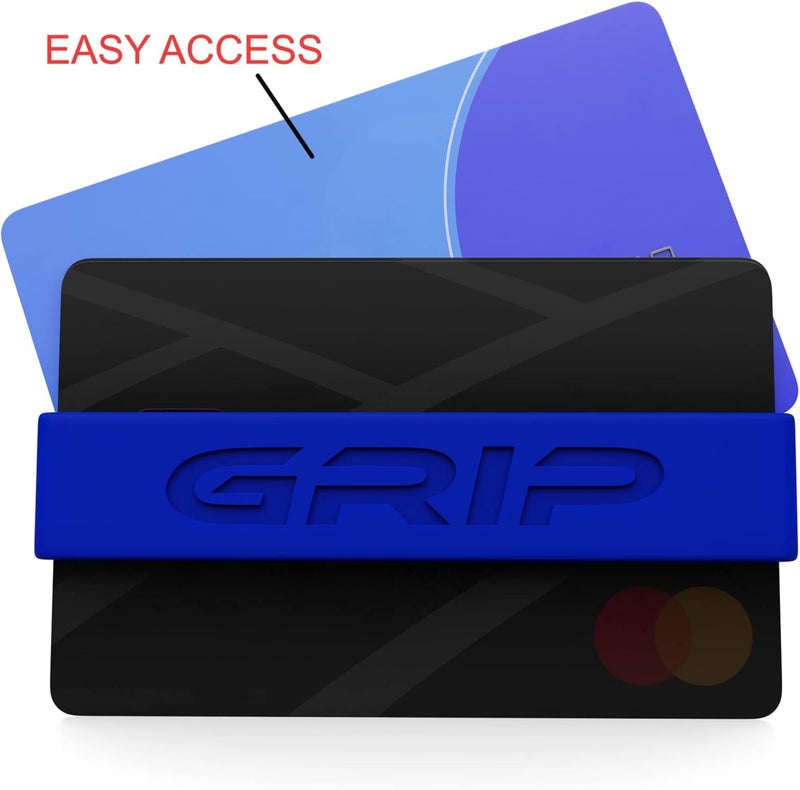 Grip Money Band - DARK BLUE - Premium Silicone Band for Cash & Cards - Slim & Durable Design - Image 5