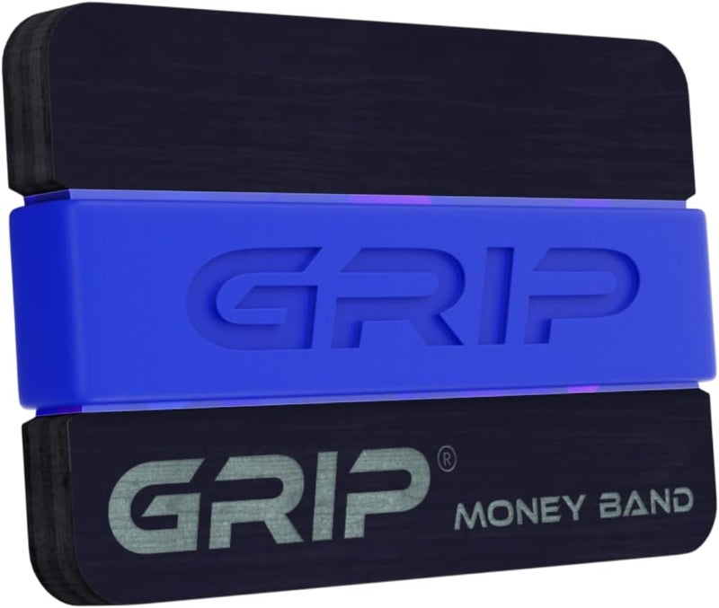 Grip Money Band - DARK BLUE - Premium Silicone Band for Cash & Cards - Slim & Durable Design - Image 2