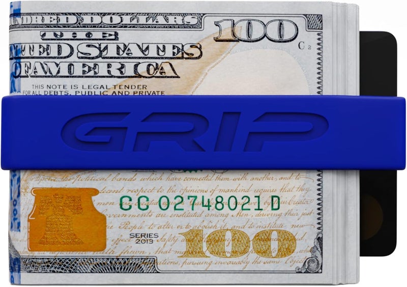 Grip Money Band - DARK BLUE - Premium Silicone Band for Cash & Cards - Slim & Durable Design - Image 3