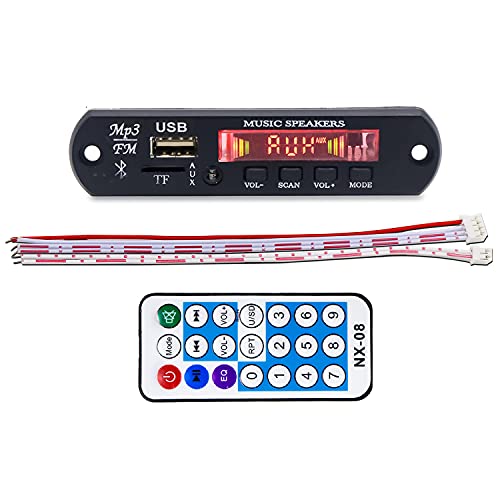 Electronicspices Electronic Spices Bluetooth MP3 Decoding Board Module with/USB/FM/AUX/TF Card and Remote Control - Image 1