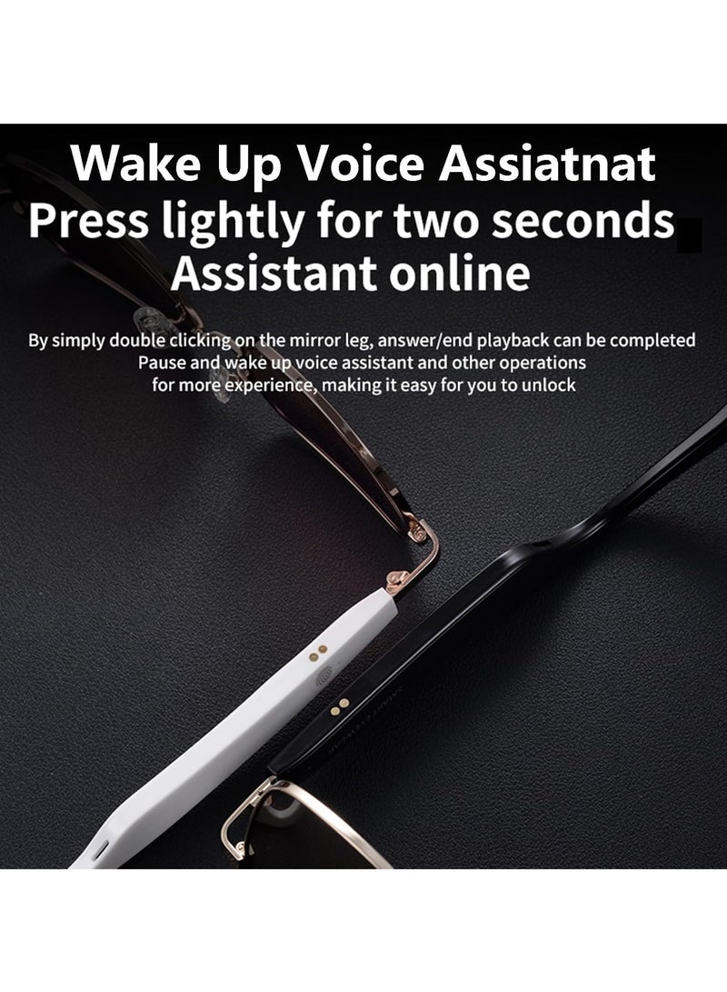 MZ02 Smart Bluetooth Glasses For Listening To Music And Talking On The Phone, Sunglasses That protect Against UV400 Ultraviolet Rays, Support 15-Minute Fast Charging (Gradient Pink) - Image 5