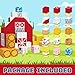 Allenjoy 80PCS Fall Autumn Farm Theme Magnetic Blocks STEM Educational Magnet Building Set for Kids Ages 3 Creative Birthday - Image 4