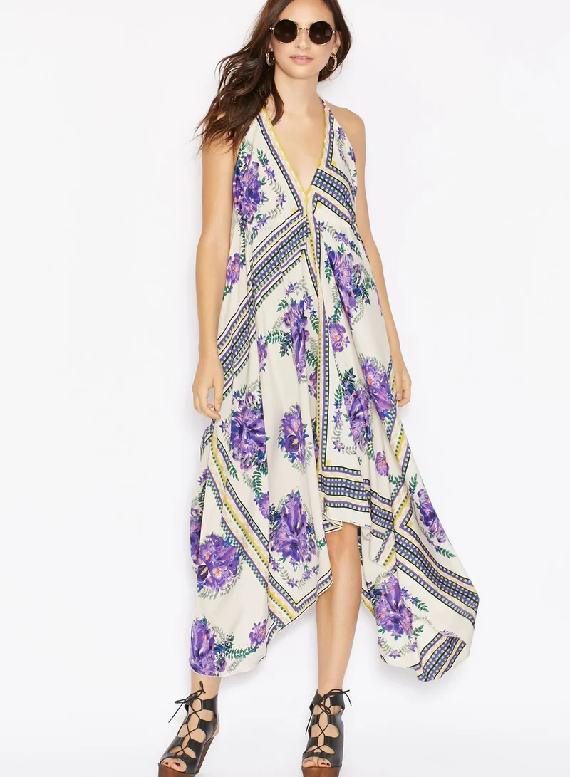 DANCING LEOPARD Open Back Printed Dress