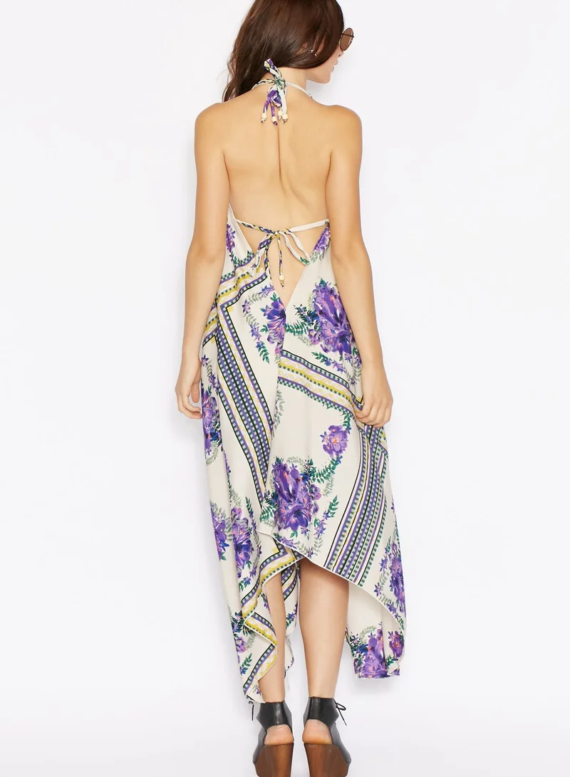 DANCING LEOPARD Open Back Printed Dress