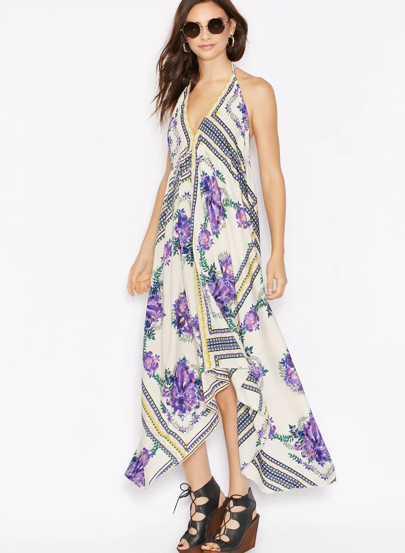 DANCING LEOPARD Open Back Printed Dress