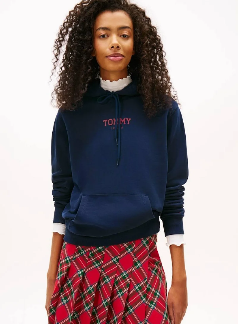TOMMY JEANS Essential Regular Fit Logo Hoodie