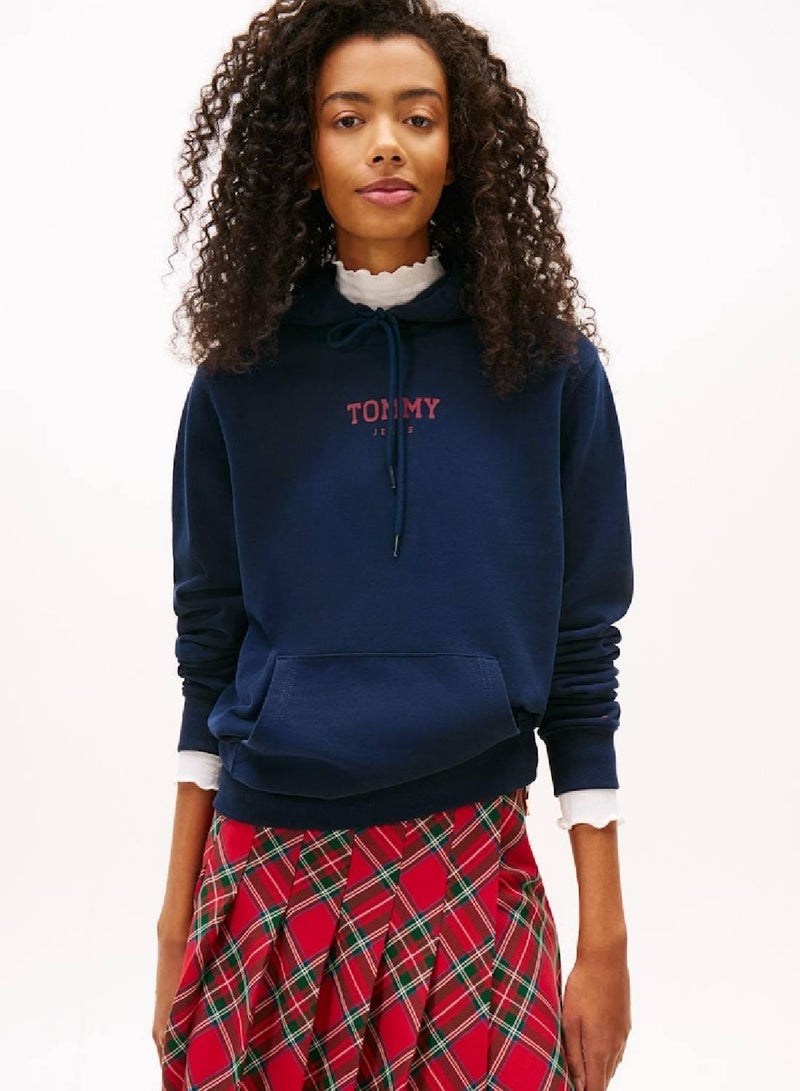 TOMMY JEANS Essential Regular Fit Logo Hoodie - Image 1