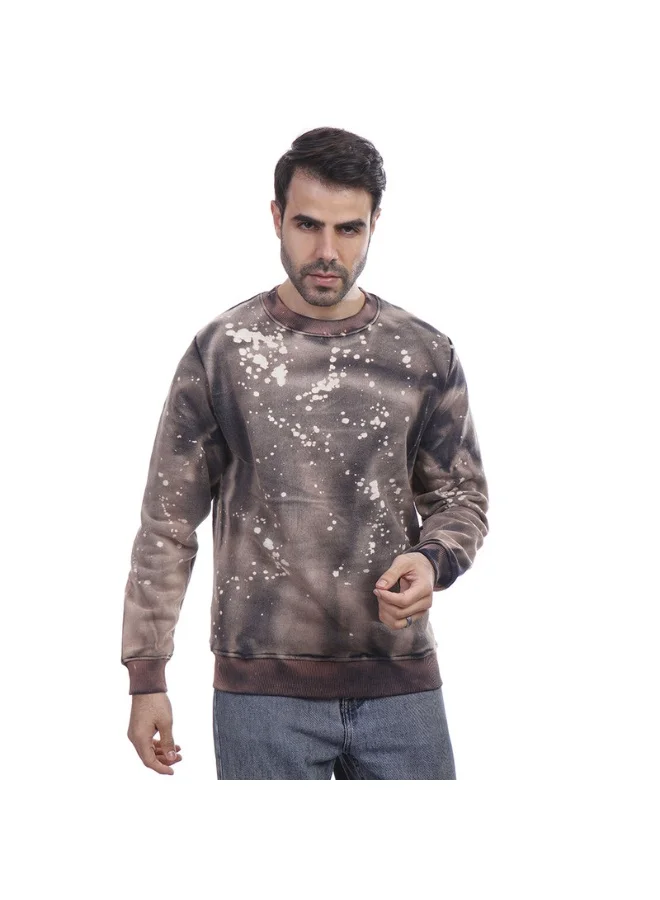 كوب كنزة رجالية كاجوال بأكمام طويلة