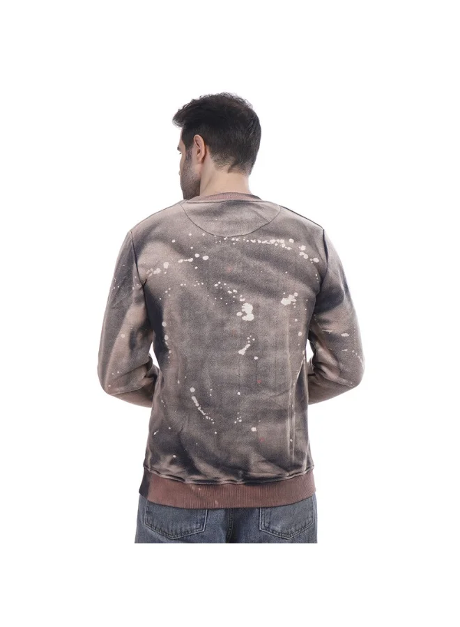 كوب كنزة رجالية كاجوال بأكمام طويلة