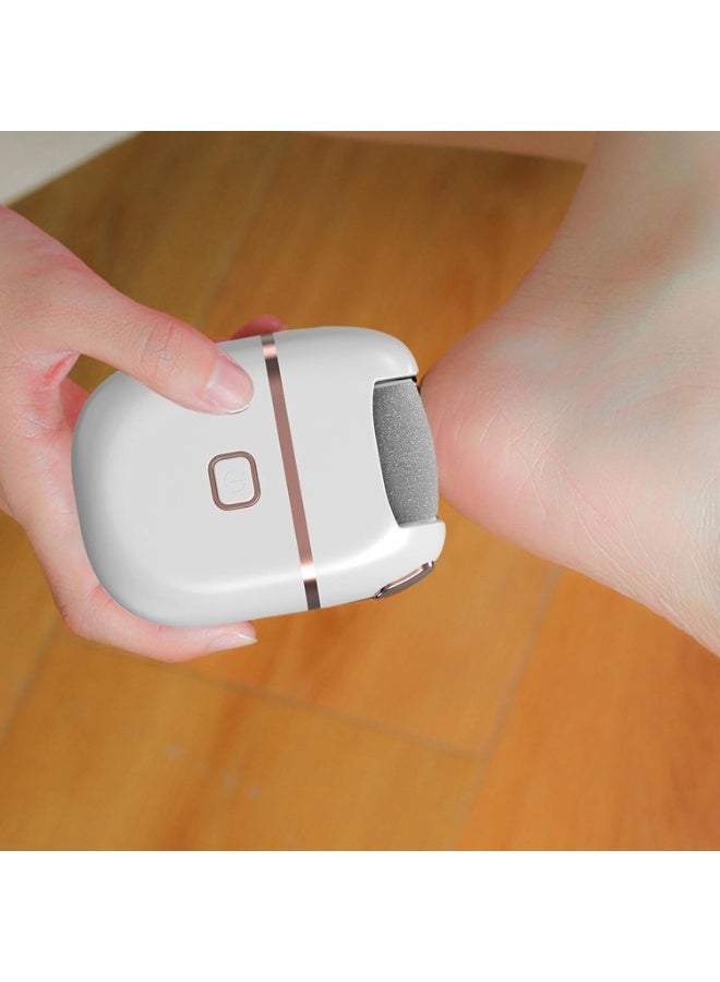 Generic Callus Remover for Feet – Rechargeable Electric Foot File for Dead Skin and Cracked Heels – Comes with 3 Roller Heads, 2 Speed Settings, and Waterproof Design for Smooth and Soft Feet (Electric Pedicure Device)  - Image 1