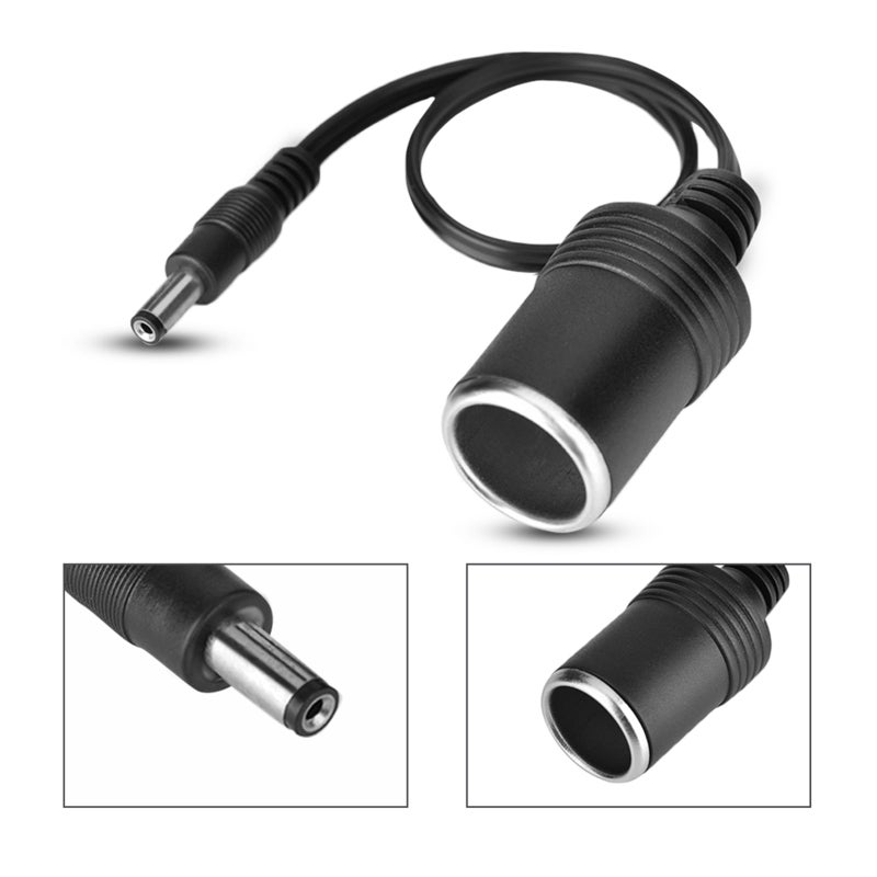 DC Female Plug: 5.5*2.1mm, 0.24m Cable, Metal Socket - Wide 1-24V Compatibility, High 200W/240W Power Car Cigarette Lighter Adapter for Home Car Devices - Image 4