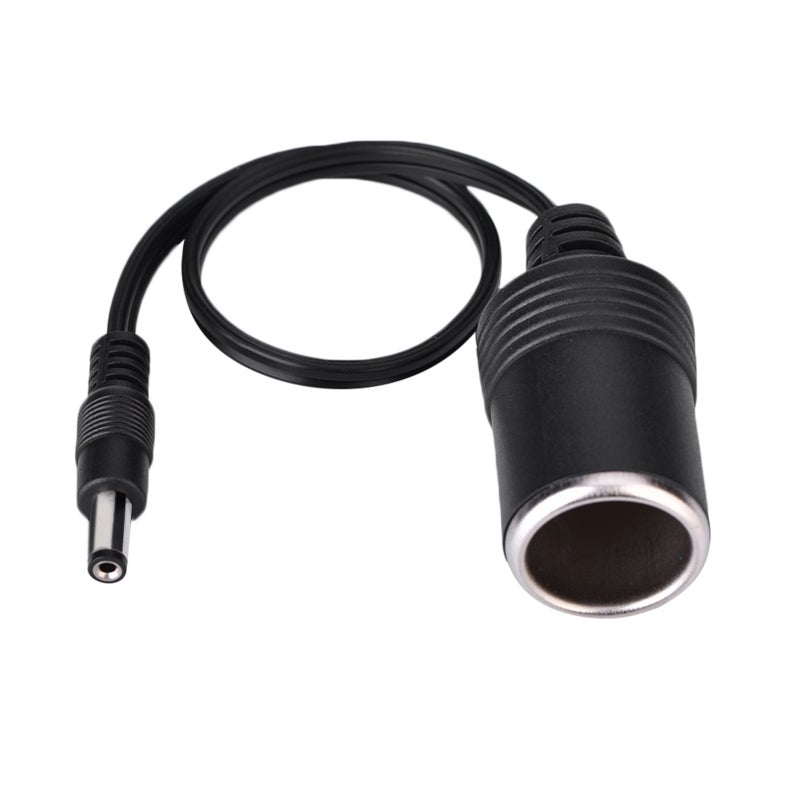 DC Female Plug: 5.5*2.1mm, 0.24m Cable, Metal Socket - Wide 1-24V Compatibility, High 200W/240W Power Car Cigarette Lighter Adapter for Home Car Devices - Image 3