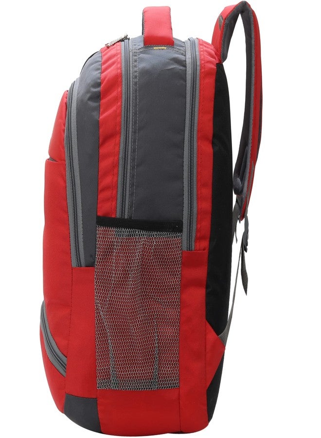 Liker Bag Causal Backpacks With Classic Design Having Large Space 45L Water Resistant For School, College, Travel, Causal Vist, Business Bag Packs (Red) - Image 5