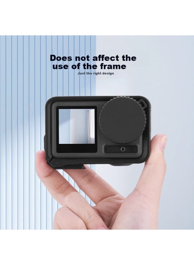 Youfes Compatible Lens Protector For Dji Action 5 Pro/4/3, Silicone Lens Cover For Action Camera, Screen Protector Accessory, Scratch-resistant, Wear-resistant, Anti-collision, Drop-resistant - Image 2