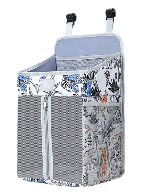 Hanging Diaper Caddy Organizer, Diaper Holder Baby Crib Hanging Storage, Diaper Stacker and Crib Organizer, Diaper Stacker for Changing Table, Crib, Playard or Wall – Newborn Baby Essentials