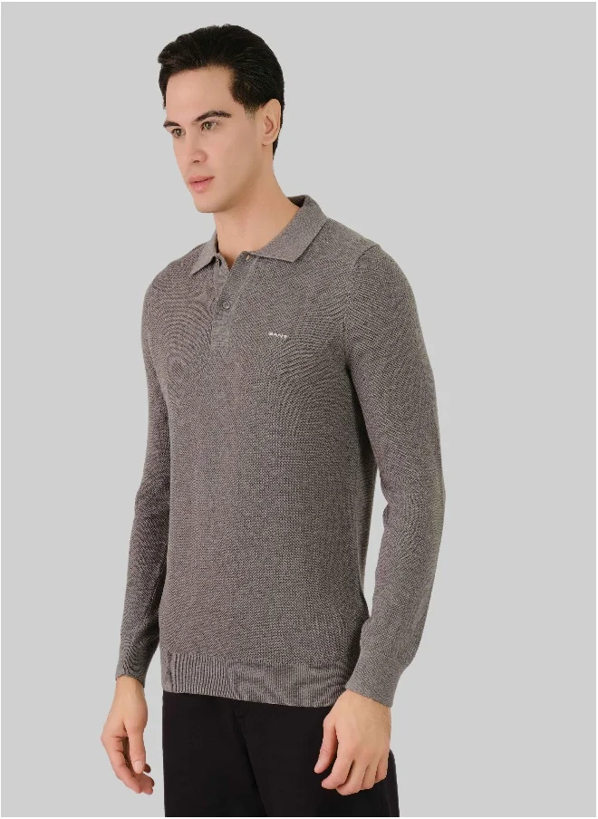 غانت Cotton Pique Polo